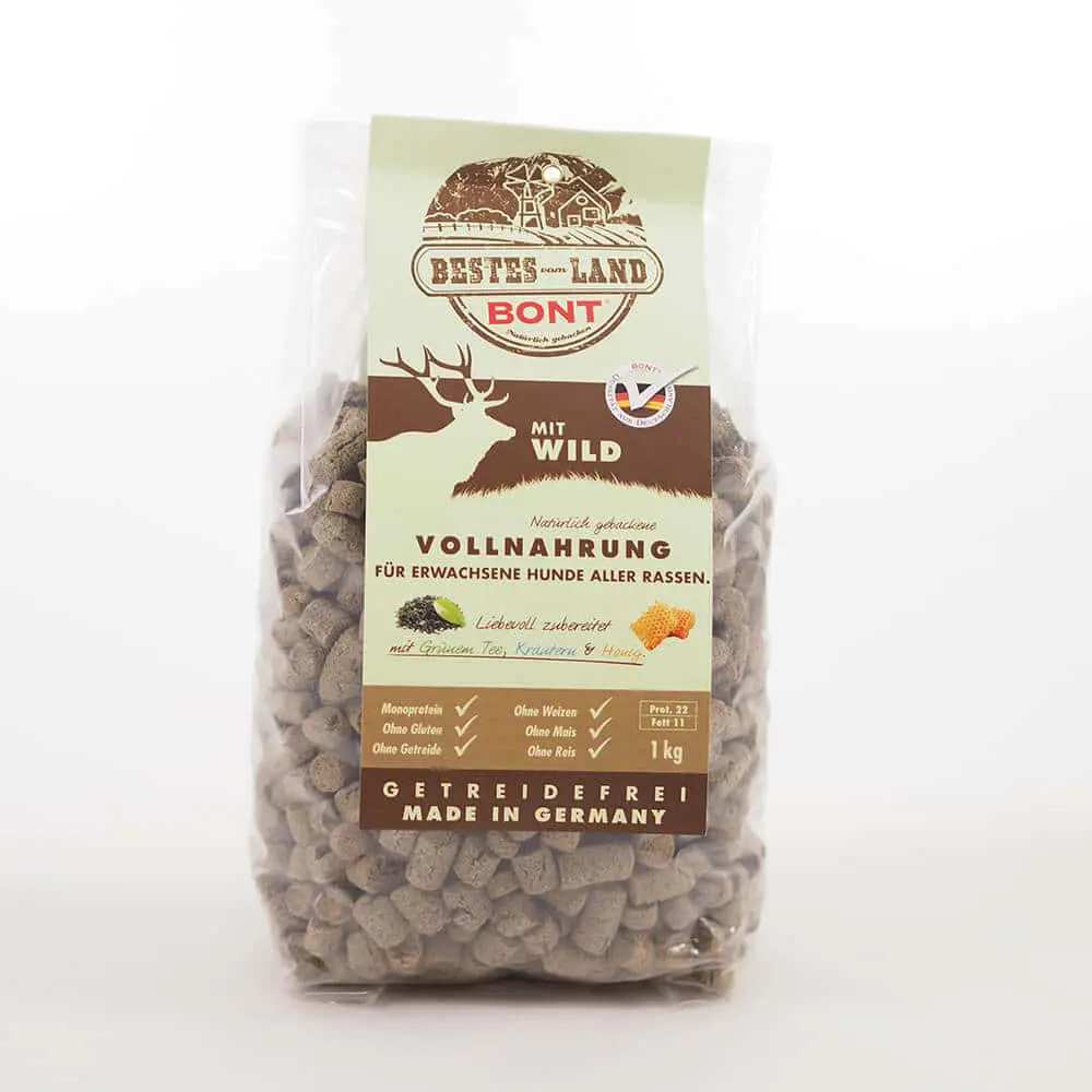 Produktbild von Bont Bestes vom Land Wild Hundefutter - 1 kg