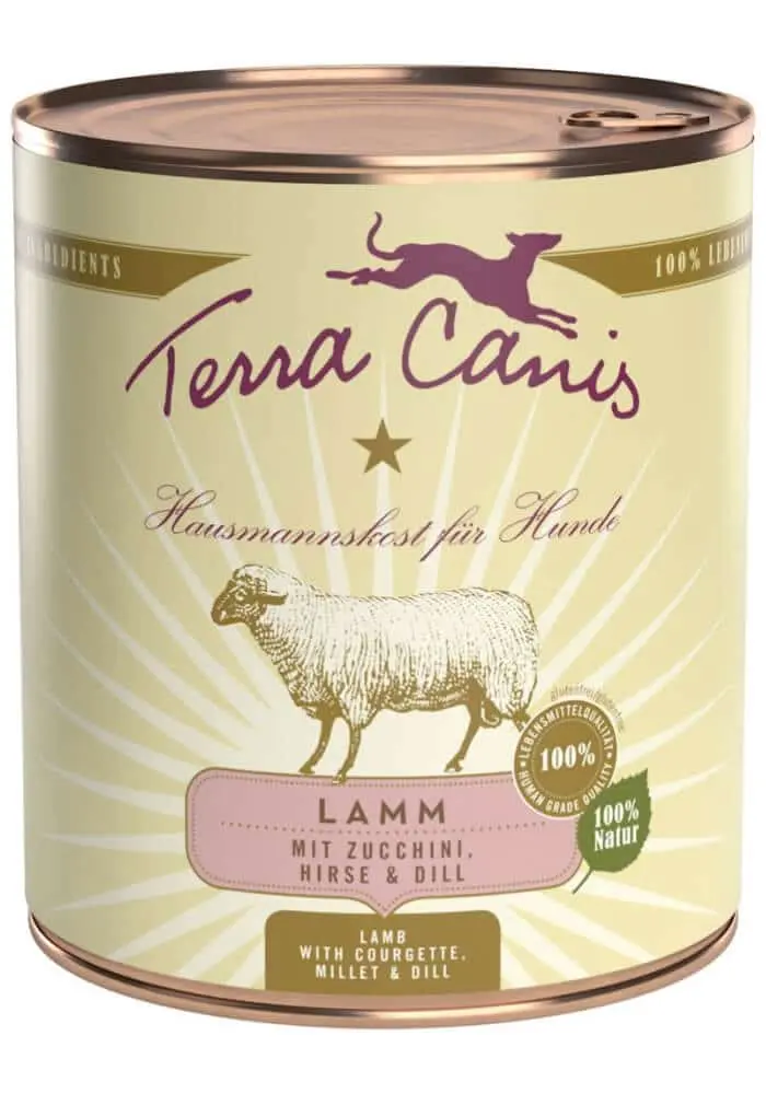 Terra canis Nassfutter für Hunde classic Lamm - 800g