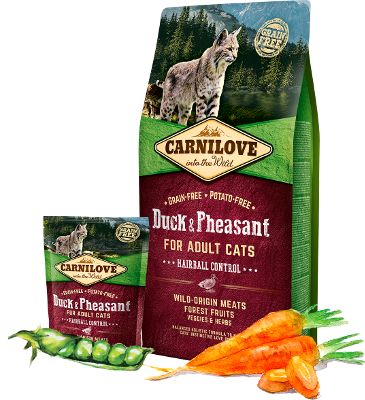 Carnilove Trockenfutter für Katzen Cat Adult Duck Pheasant – 2kg