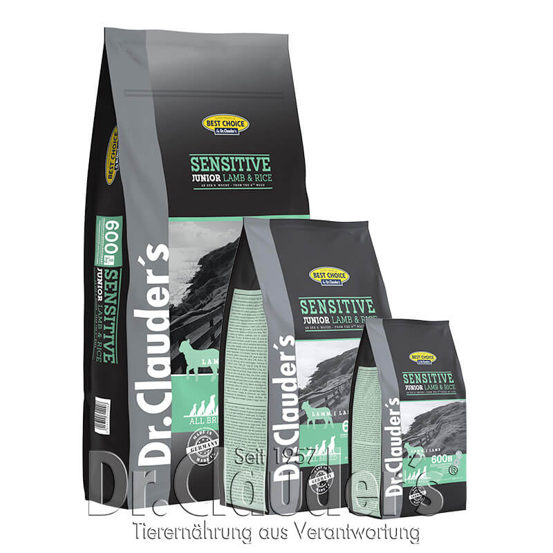 Dr Clauder Trockenfutter für Hund Best Choice Adult Lamm & Reis