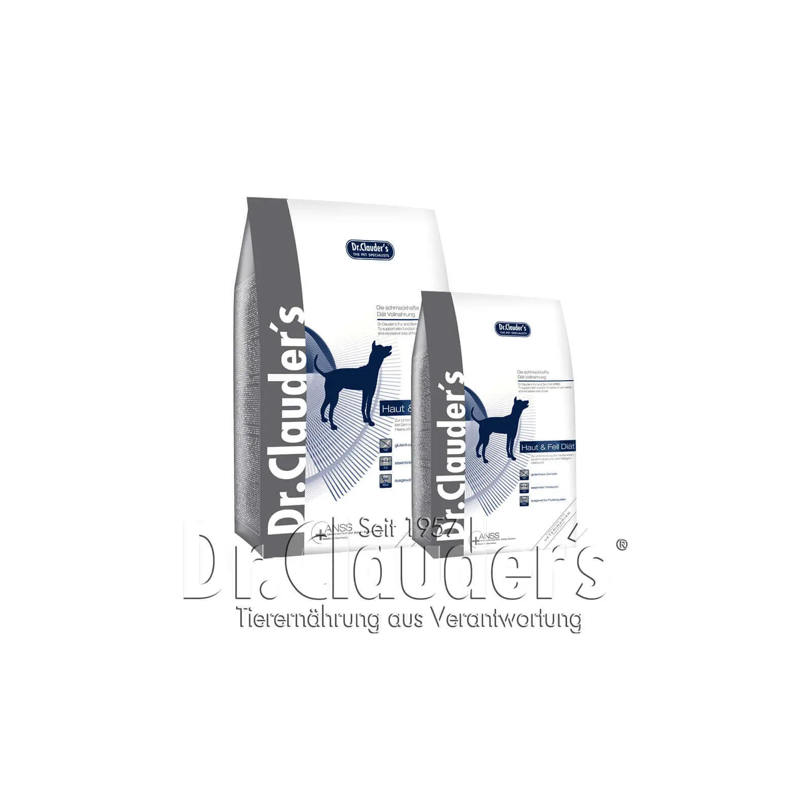 Dr Clauder Trockenfutter für Hund Diät FSD Haar & Haut - 1kg