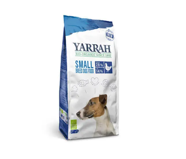Yarrah BIO Trockenfutter für Kleine Rassen mit Huhn – 2kg