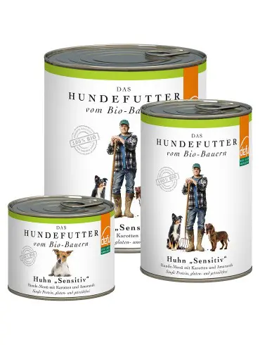 Defu Nassfutter für Hunde BIO Huhn Sensitiv – 410g