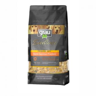 Grau Tiernahrung Excellence SDC Premium Mix Basis-Gemüse-Flocken – Sparpaket: 2 x 10kg