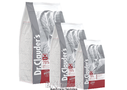 Dr Clauder Trockenfutter für Katze High Premium Indoor - 1,5kg