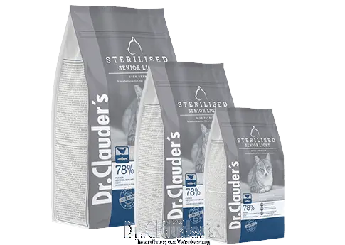 Dr Clauder Trockenfutter für Katze High Premium Sterilized Senior - 4kg