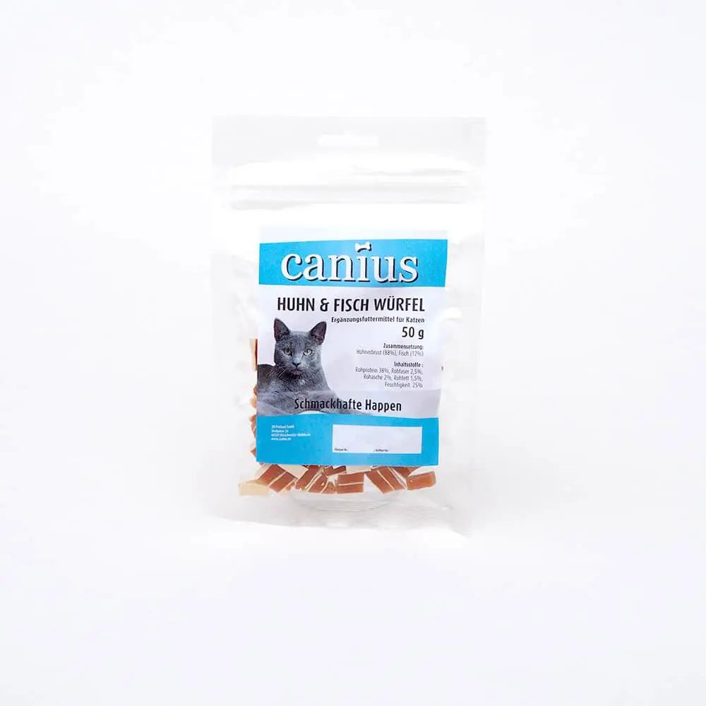 Canius Cat Huhn+Fisch Cube 12 x 50g