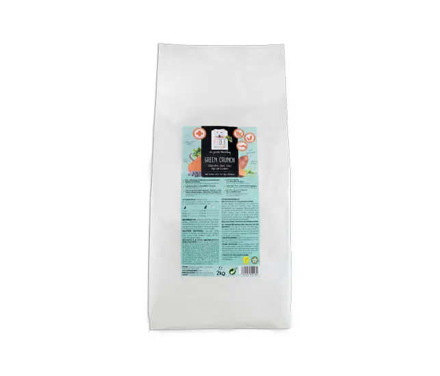 Vegdog Vegetarisches Hunde Trockenfutter GREEN Crunch - 2kg