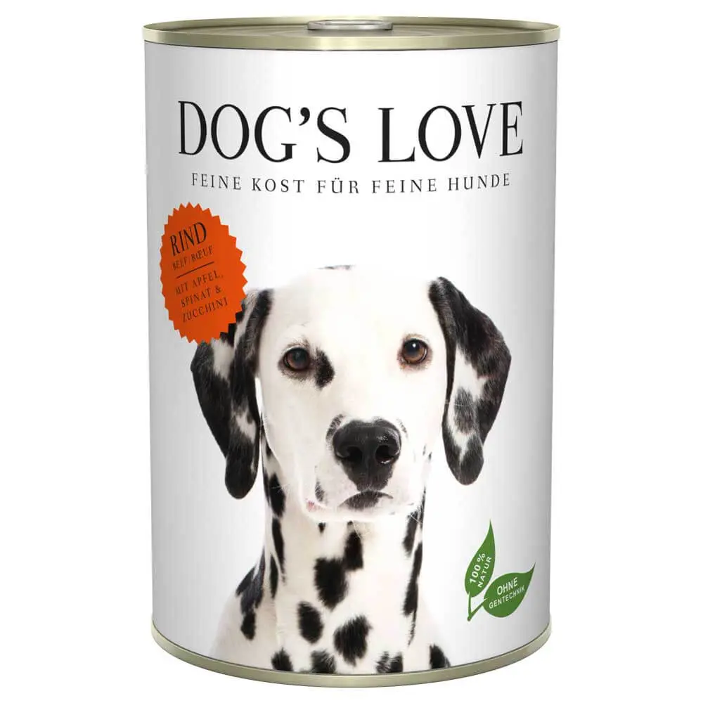 Dog´s Love Bio Adult Rind Nassfutter für Hunde - 200g