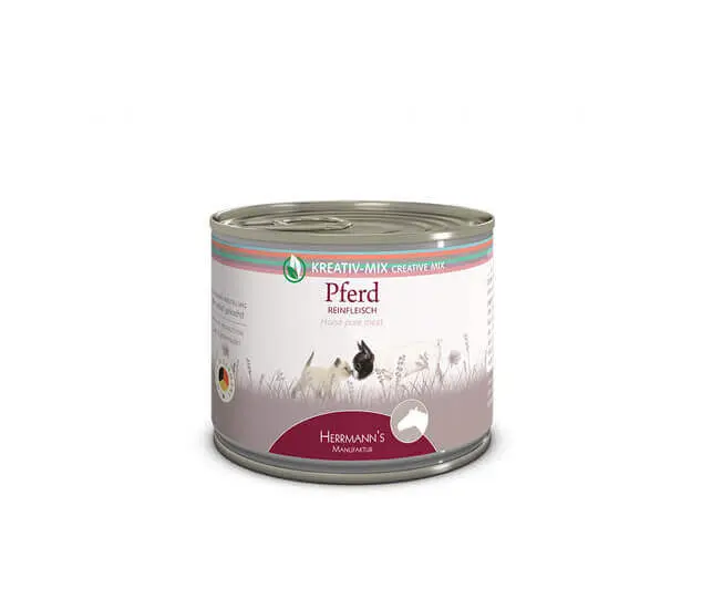 Herrmanns Pferd (Reinfleisch) für Hund und Katzen - 200g