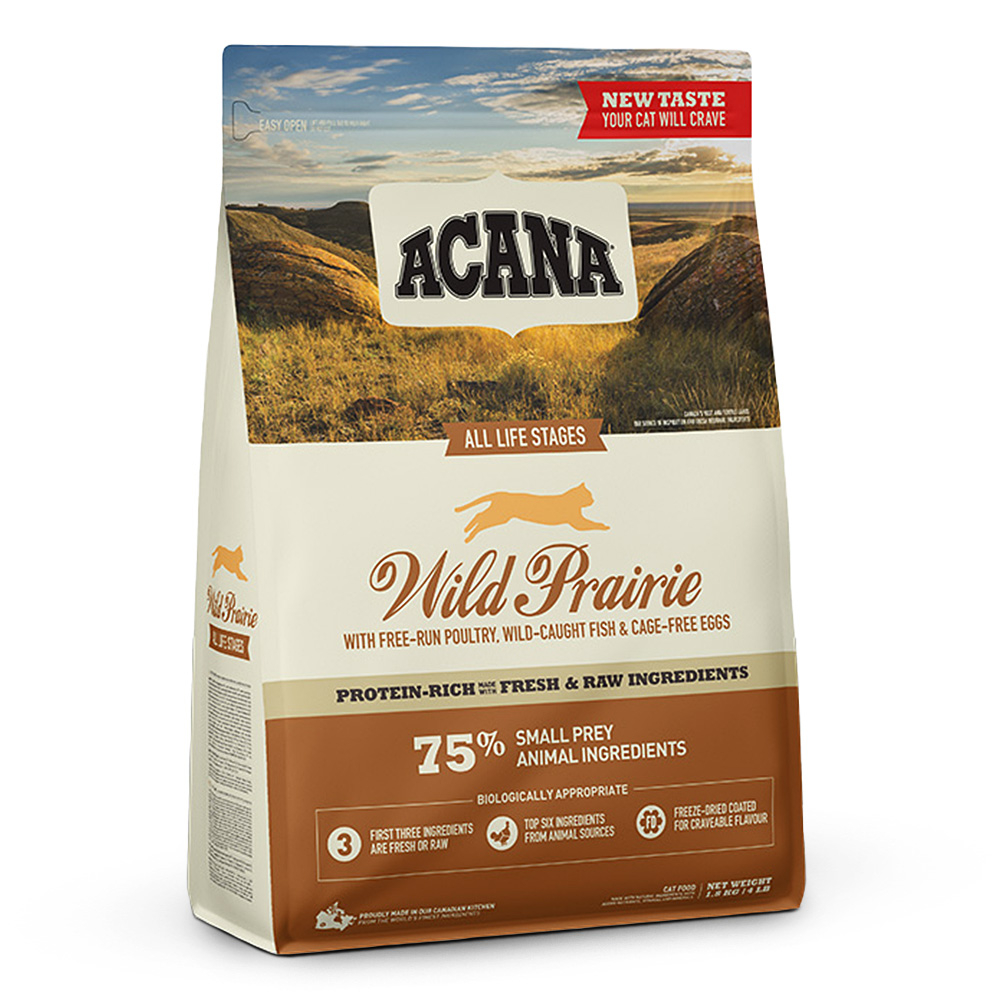 Acana Trockenfutter für Katzen Regionals Cat Wild Prairie – 30 x 340g