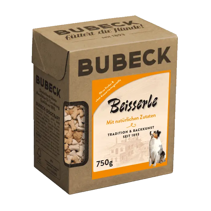 BUBECK Snacks für Hunde HUNDEKUCHEN Beisserle - 250g