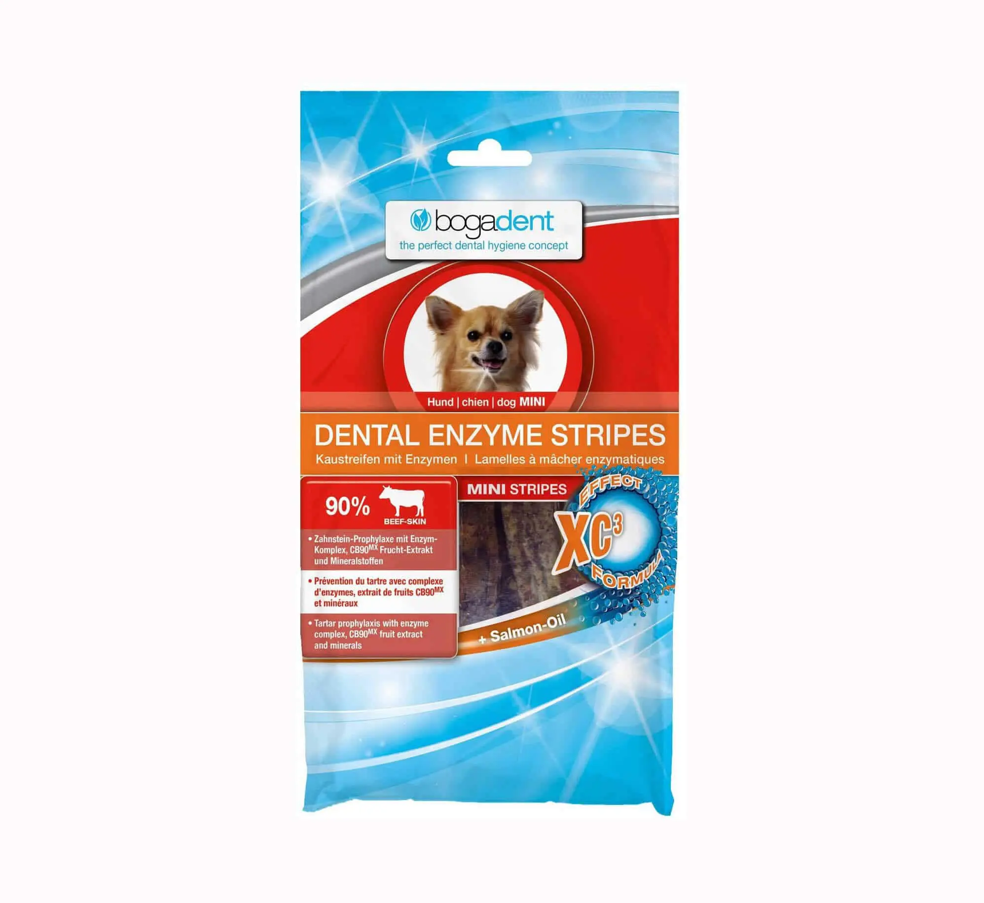 Bogar Pfelge für Hunde - Dental - Hygiene Bogadent DENTAL ENZYME STRIPES MINI