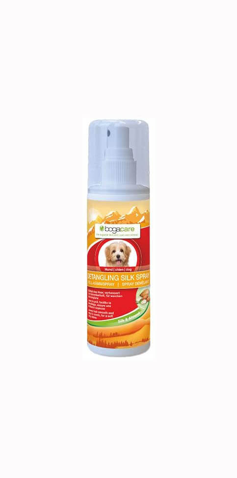 Bogar Pfelge für Hunde - Haut und Fell pflege Bogacare DETANGLING SILK SPARY150 ml