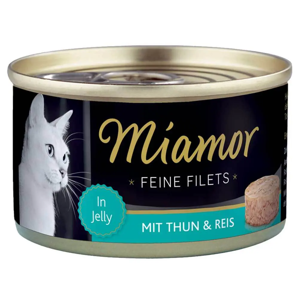 Miamor Nassfutter Feine Filets mit Thunfisch und Reis 185g
