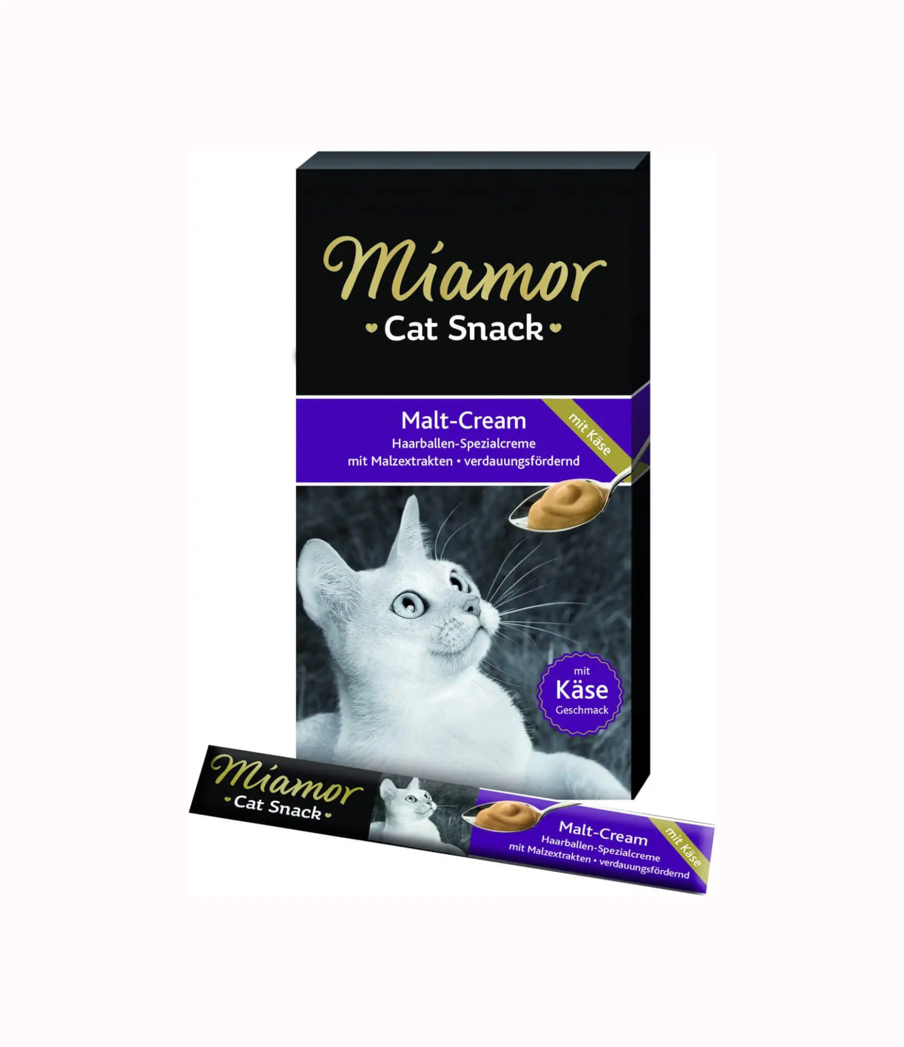 Miamor - Katzensnack - Cat Snack Malt-Cream und Käse 6x15gP