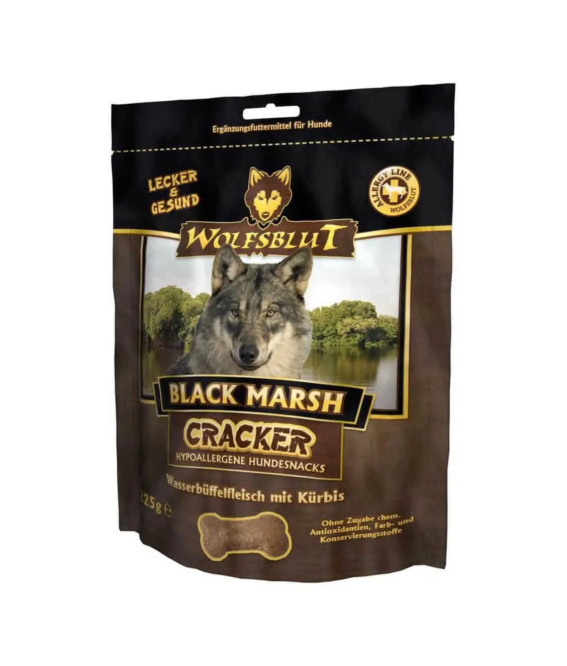 Wolfsblut Hundesnacks Cracker Black Marsh Wasserbüffel 225g