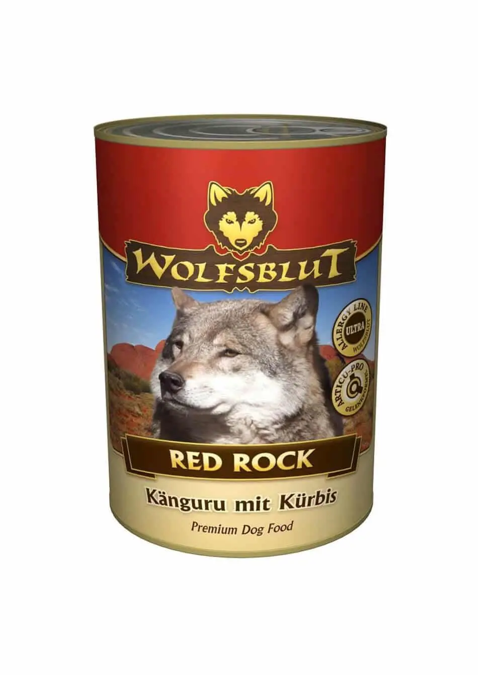 Wolfsblut Nassfutter für Hunde Red Rock Adult Känguru & Kürbis