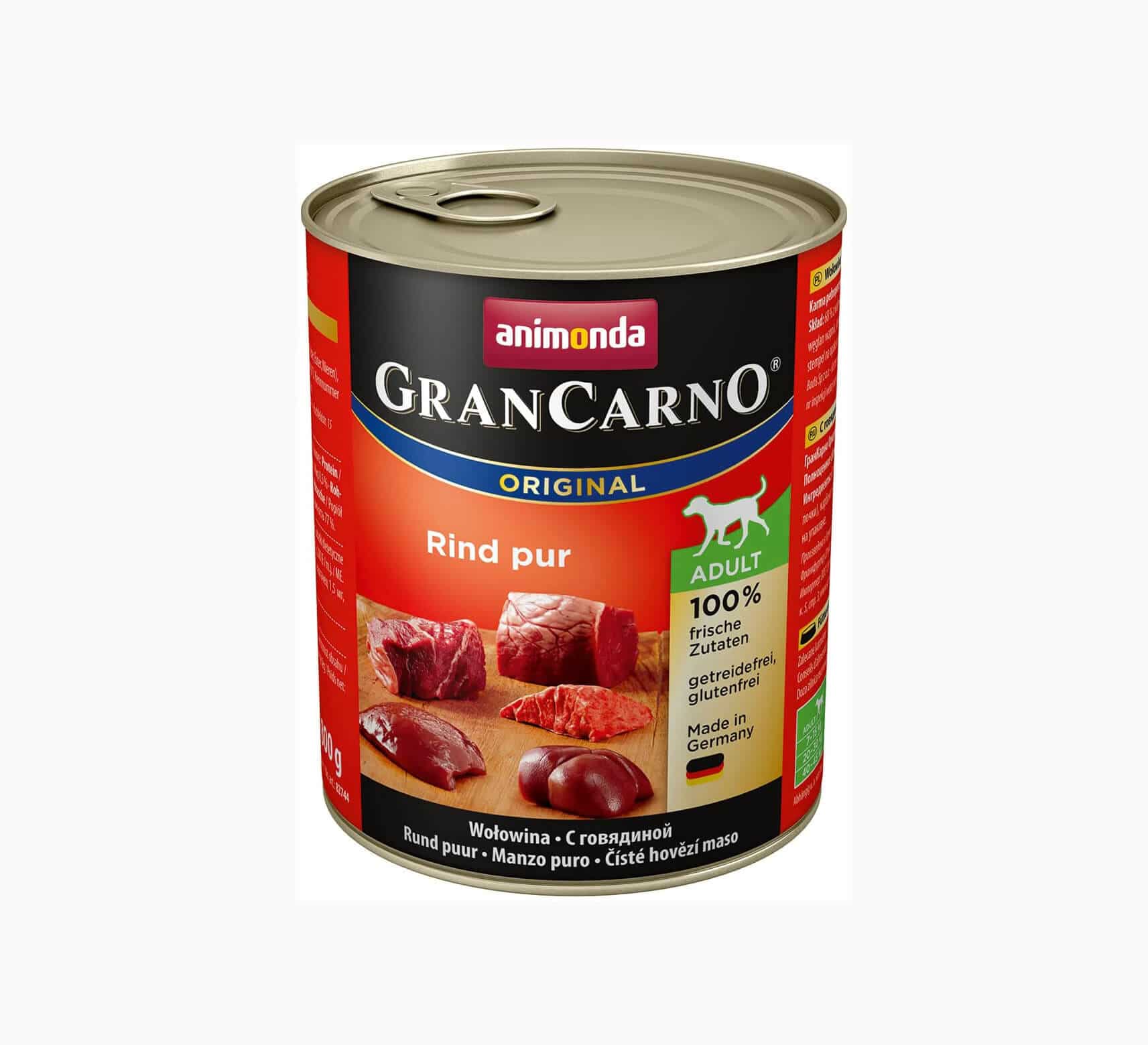 ANIMONDA HUND-Feuchtnahrung - GranCarno Adult Original (Dose) Rind 800 g