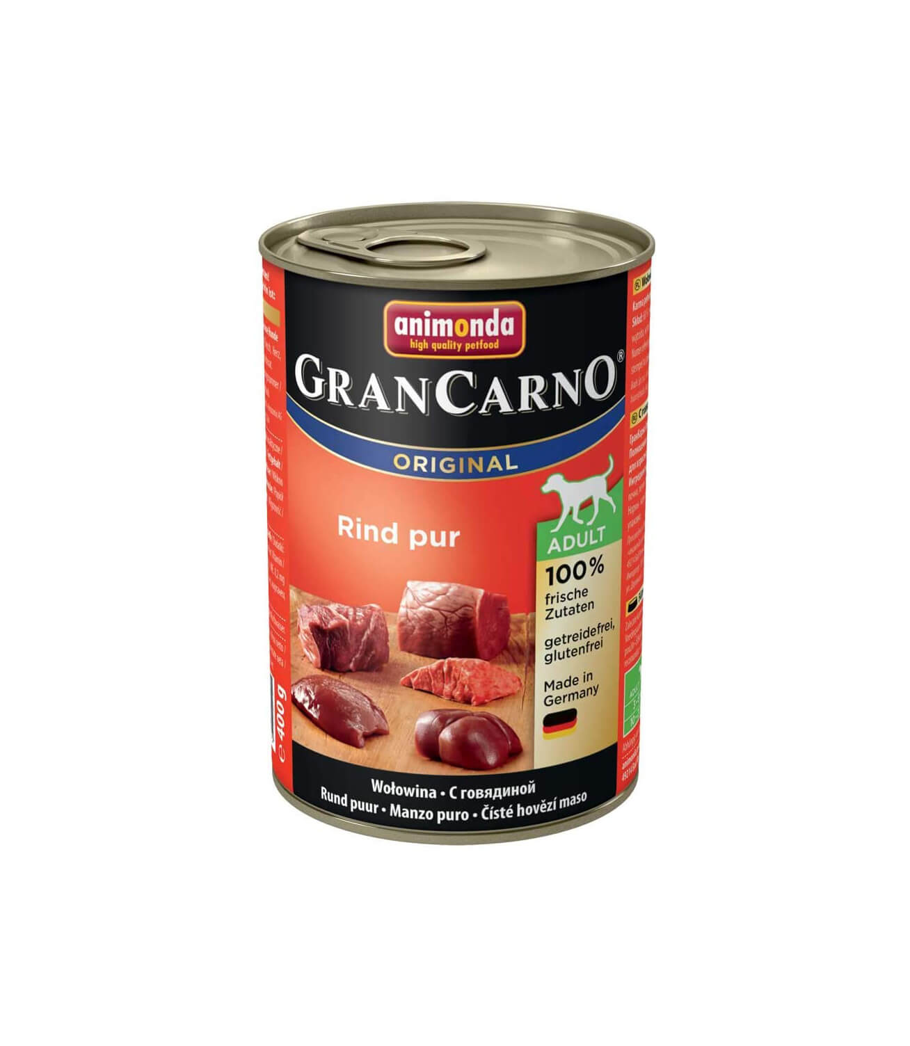 Animonda Gran Carno Hundefutter Adult Rind pur, 400 g