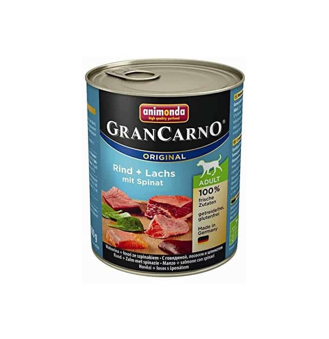 Animonda GranCarno Adult Rind + Lachs mit Spinat 800 g