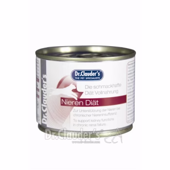 Dr Clauder Nassfutter für Katzen Diät Nieren 6 x 200g