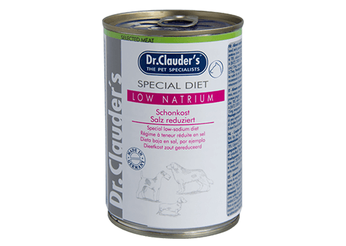 Dr Clauder Nassfutter für Hund Special Diet Low Natrium 400g