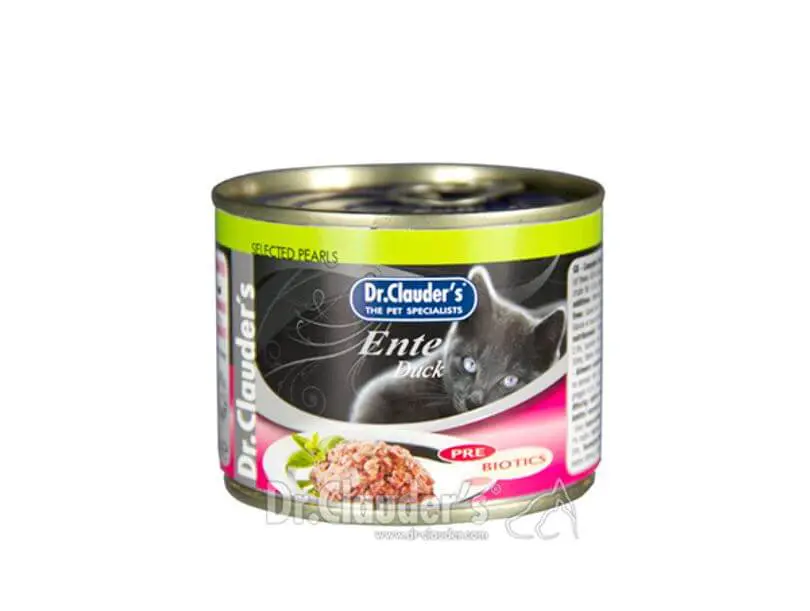 Dr Clauder Nassfutter für Katzen Selected Pearls Ente
