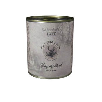 Dr. Clauders Hunde und Katzen Nassfutter BARF Jagdglück 800 g