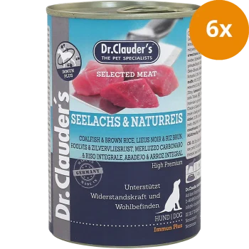 Dr.Clauder's Selected Meat Seelachs & Naturreis 400 g