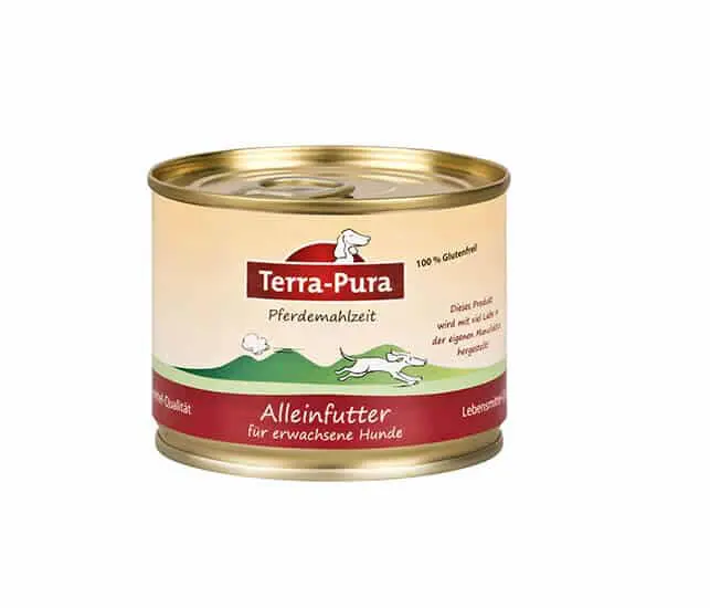 Terra-Pura Bio Nassfutter Pferdemahlzeit (Hund) - 200 g