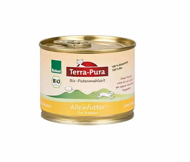 Terra-Pura Bio Nassfutter Putenmahlzeit (Katze)