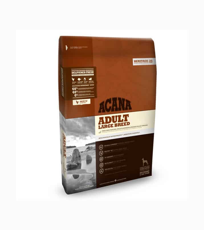 Acana Trockenfutter für Hunde Heritage Adult Large Breed - 11,4kg