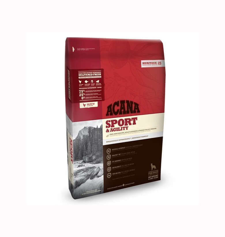 Acana Trockenfutter für Hunde Heritage Sport & Agility - 11,4kg