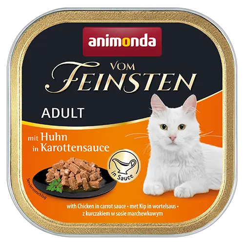 Animonda Feinsten Katzen Nassfutter- Adult-Huhn in Karottensauce 100g