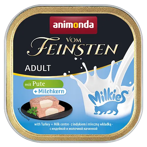 Animonda Feinsten Katzen Nassfutter- Adult- Pute + Milchkern 100g