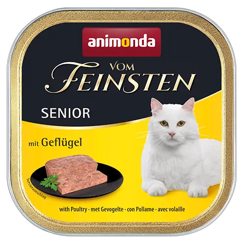 Animonda Feinsten Katzen Nassfutter- Senior-mit Geflügel 100g