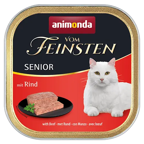 Animonda Feinsten Katzen Nassfutter- Senior-mit Rind 100g