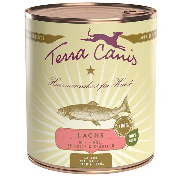 Terra canis Nassfutter für Hunde classic Lachs