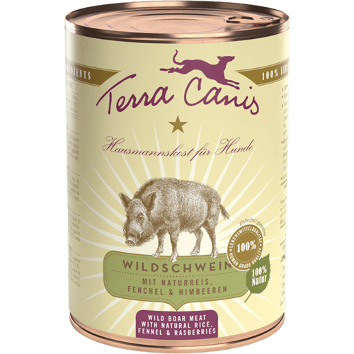 Terra canis Nassfutter für Hunde classic Wildschwein - 200g