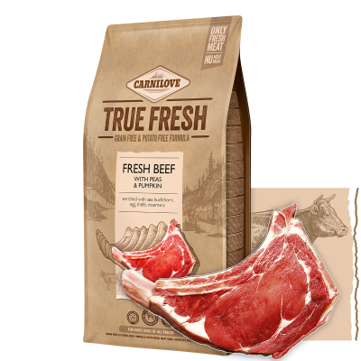 Carnilove Hunde Trockenfutter - Adult True Fresh Beef+Peas&Pumpkin