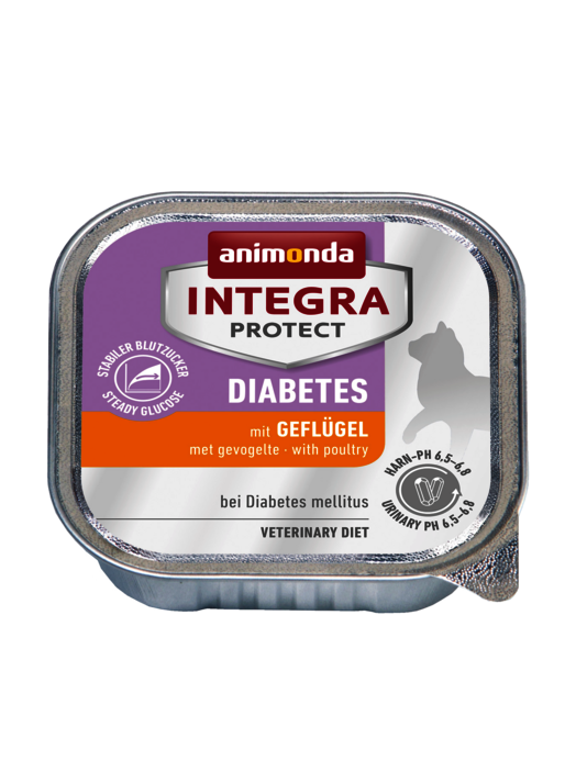 Animonda INTEGRA Nassfutter für Katzen-Diabetes mit Geflügel 100g