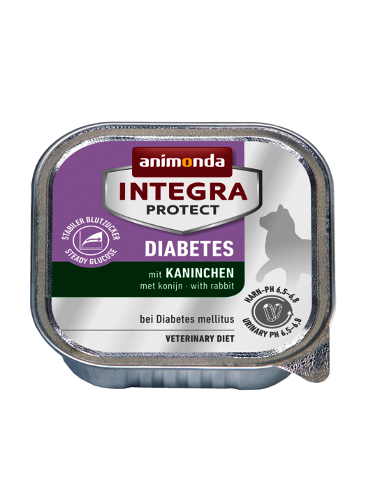 Animonda INTEGRA Nassfutter für Katzen-Diabetes mit Kaninchen 100g