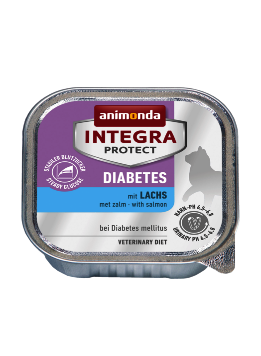 Animonda INTEGRA Nassfutter für Katzen-Diabetes mit Lachs 100g