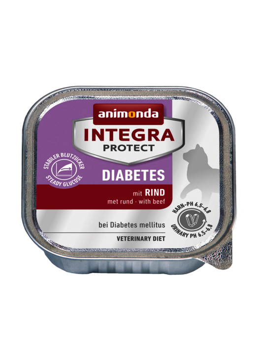 Animonda INTEGRA Nassfutter für Katzen-Diabetes mit Rind 100g