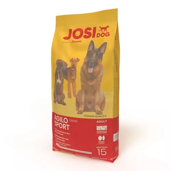 JosiDog Hunde Trockenfutter Agilo Sport – Sparpaket: 2 x 15kg