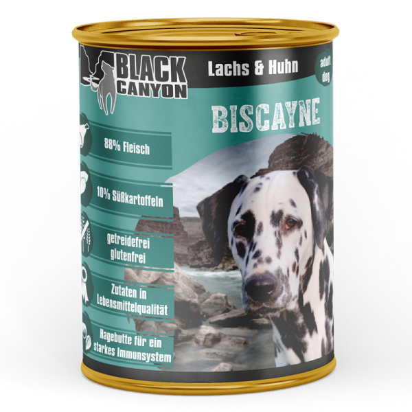 Black Canyon Nassfutter für ausgewachsene Hunde – Sparpaket: 12 x 410g, Huhn