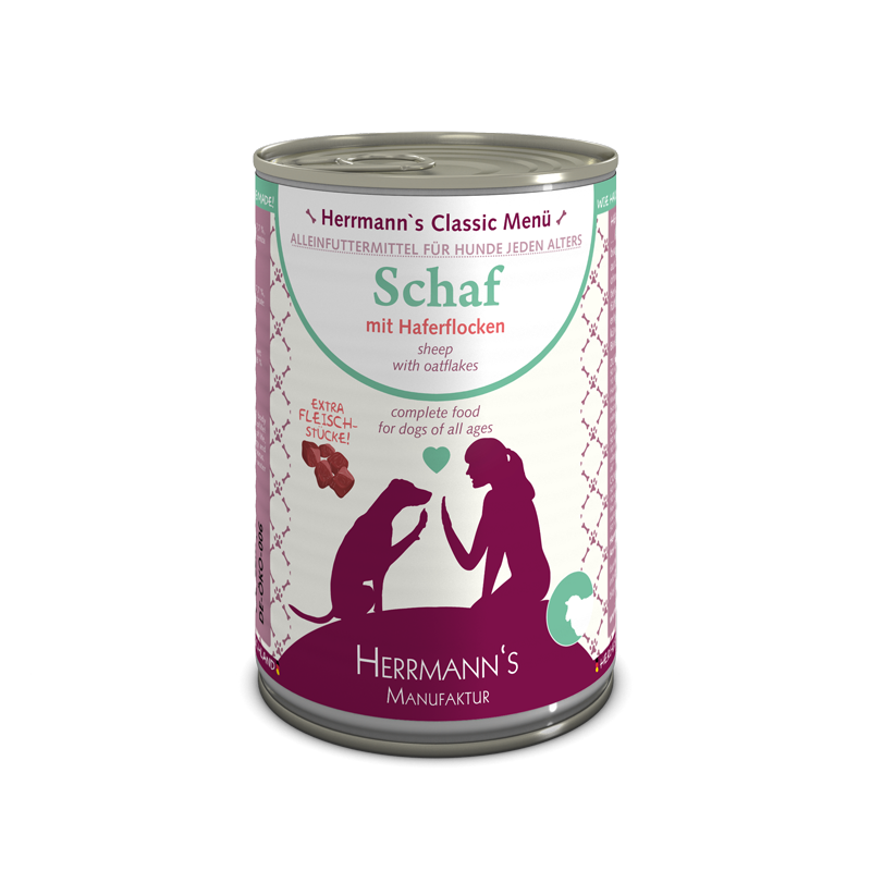 Herrmanns BIO Schaf mit Haferflocken