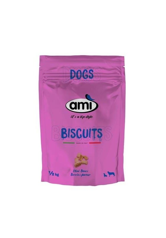 Ami | Biscuits Red Berries 500 g | Vegane Snacks | für Hund