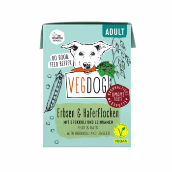 VegDog | Adult No1 Tetra Pak 200g | Veganes Nassfutter für Hunde
